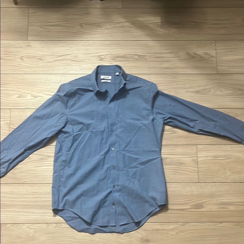 Men's Blue Dress Shirt